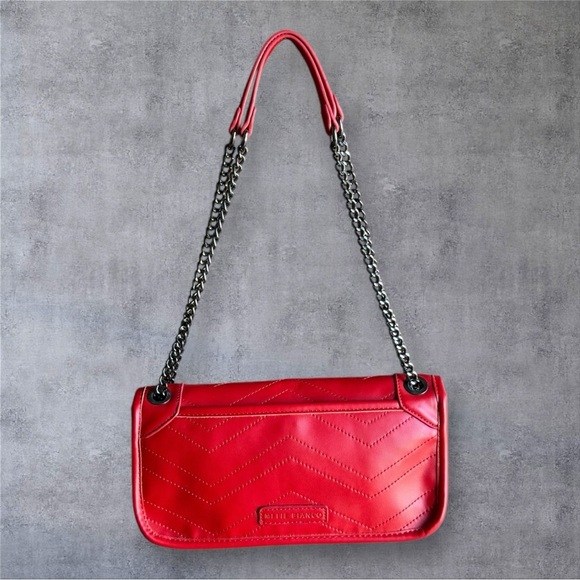 Melie Bianco Andie Quilted Vegan Leather Shoulder Crossbody Bag - NWOT - Picture 2 of 9